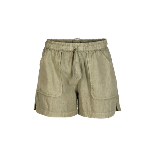 Amundsen Sports - Women's Safari Linen Garment Dyed Shorts - Olive Ash