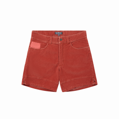 Amundsen Sports - Men's 6Incher Wild Velvet Shorts - Terra Red - Futureproof.life