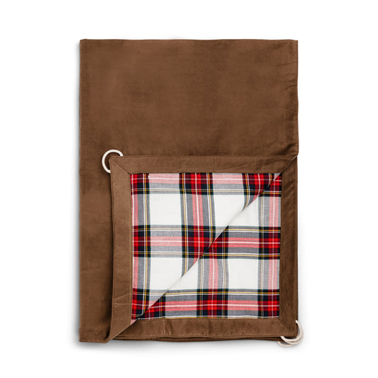 Amundsen Sports - Field Blanket - Chequered Red / Tan