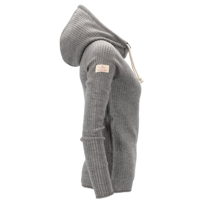 Amundsen Sports - Women's Boiled Hoodie - Light Grey - Futureproof.life