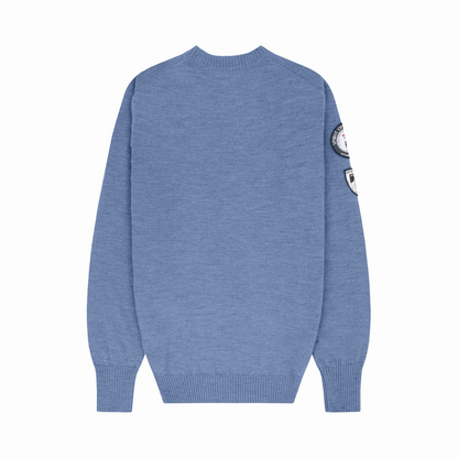 Amundsen Sports - Men's Peak Crew Neck - Denim Blue - Futureproof.life