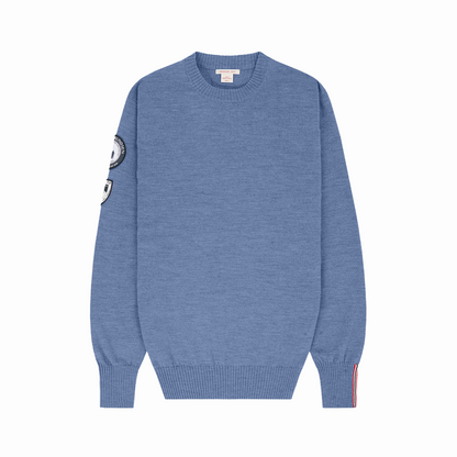 Amundsen Sports - Men's Peak Crew Neck - Denim Blue - Futureproof.life
