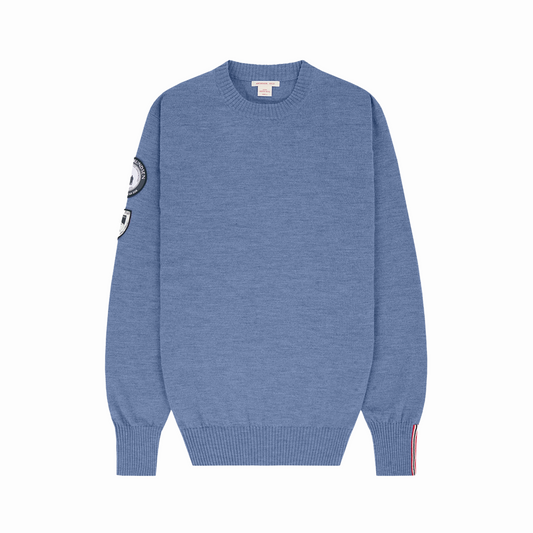 Amundsen Sports - Men's Peak Crew Neck - Denim Blue