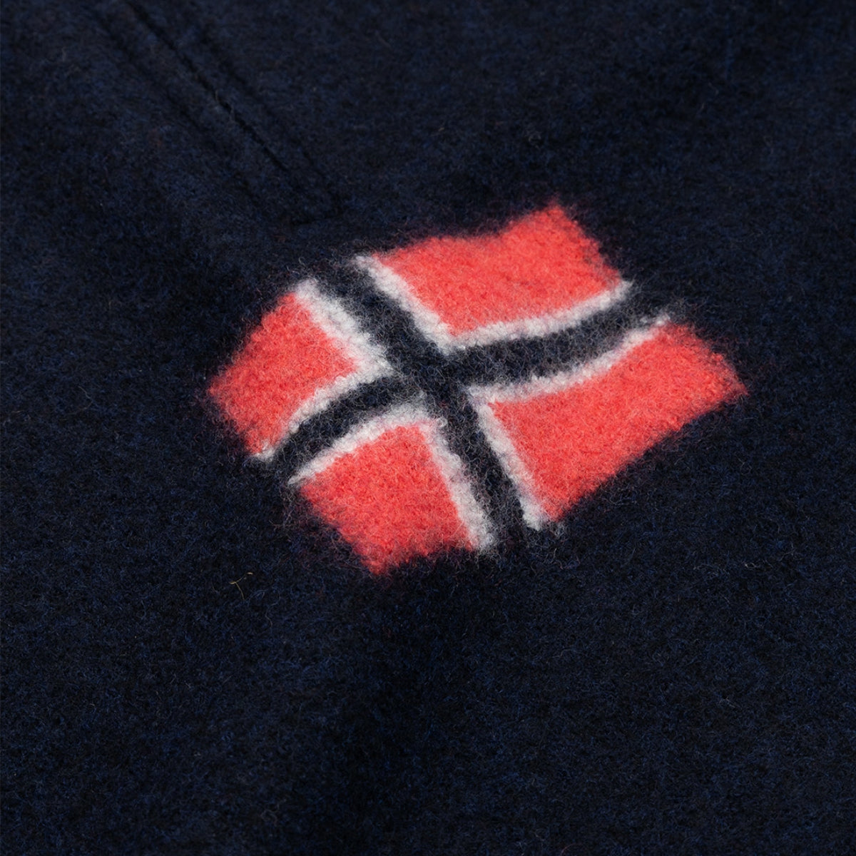 Amundsen Sports - Men's Boiled Ski Sweater (Flag) - Faded Navy / Norge