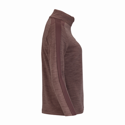 Amundsen Sports (Sample) - Women's 5Mila Half Zip - Faded Heather - Futureproof.life