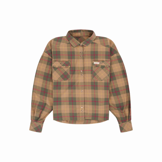 Amundsen Sports (Sample) - Women's Wild Country Shirt - Hunter Camel Checks