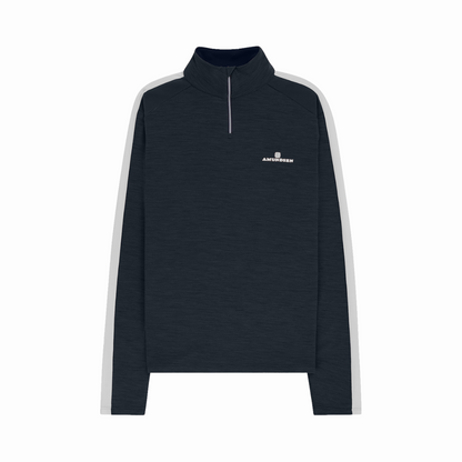 Amundsen Sports - Men's 5Mila Half Zip - Faded Navy - Futureproof.life