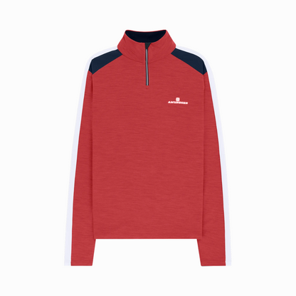 Amundsen Sports (Sample) - Men's 5Mila Half Zip - Weathered Red