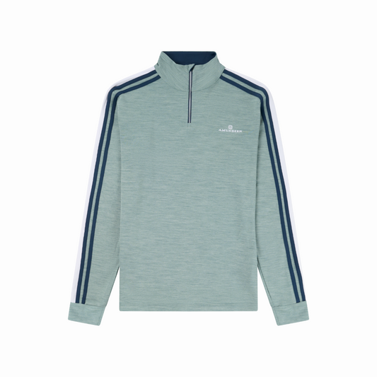 Amundsen Sports (Sample) - Men's 5Mila Half Zip Lines - Stormy Blue