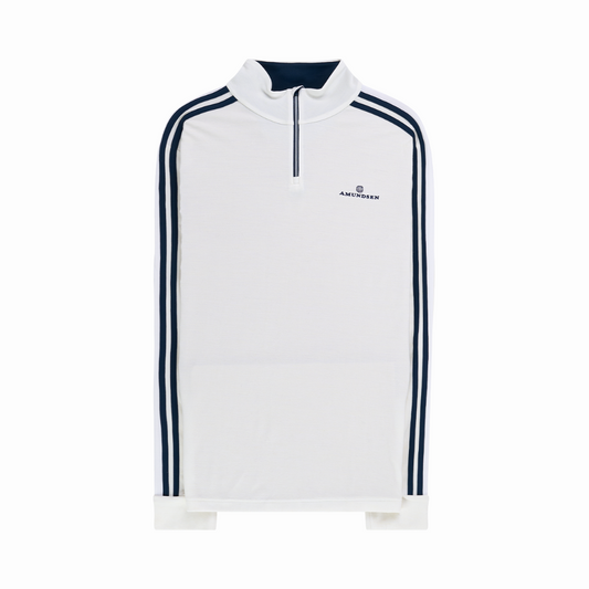 Amundsen Sports (Sample) - Men's 5Mila Half Zip Lines - White