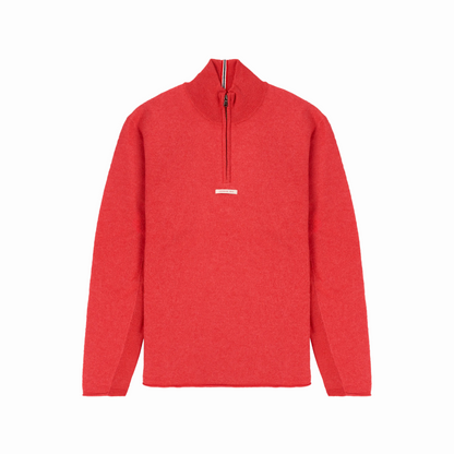 Amundsen Sports (Sample) - Men's Boiled Half Zip - Weathered Red - Futureproof.life