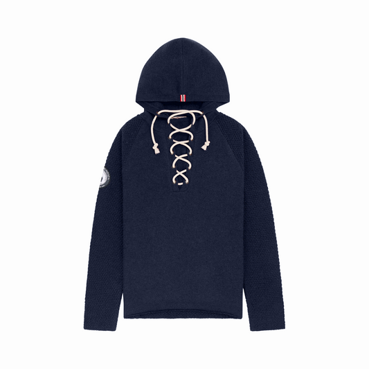 Amundsen Sports - Men's Boiled Hoodie Laced - Faded Navy