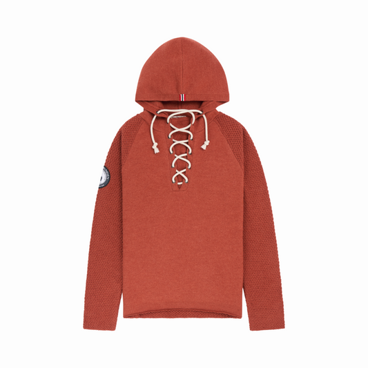 Amundsen Sports (Sample) - Men's Boiled Hoodie Laced - Terra Red