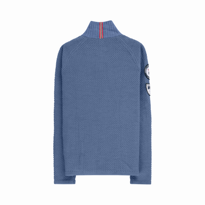 Amundsen Sports - Men's Boiled Ski Sweater - Denim Blue/Norge - Futureproof.life