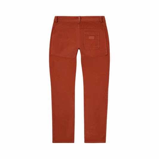 Amundsen Sports (Sample) - Men's Fjordcord Slacks 16 Wale - Terra Red