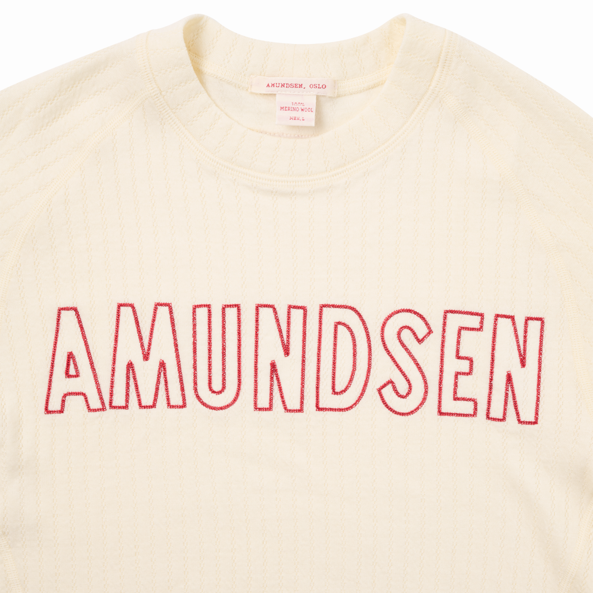 Amundsen Sports - Men's Hero's Hide Crew Neck - Natural/Logo