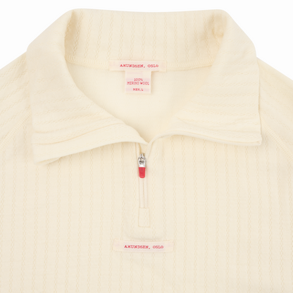 Amundsen Sports - Men's Hero's Hide Half Zip Neck - Natural - Futureproof.life