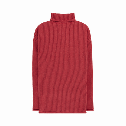 Amundsen Sports (Sample) - Men's Heroes Ski Turtle Neck - Weathered Red/Natural - Futureproof.life