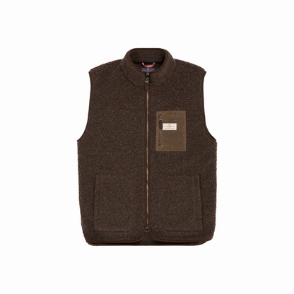 Amundsen Sports - Men's Heroes Wool Fleece Vest - Cowboy - Futureproof.life