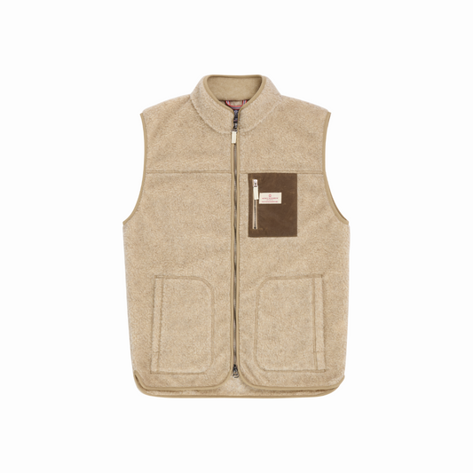 Amundsen Sports - Men's Heroes Wool Fleece Vest - Natural