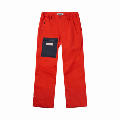 Amundsen Sports (Sample) - Men's Mountain Airy Shell Pants - Alert Red - Futureproof.life