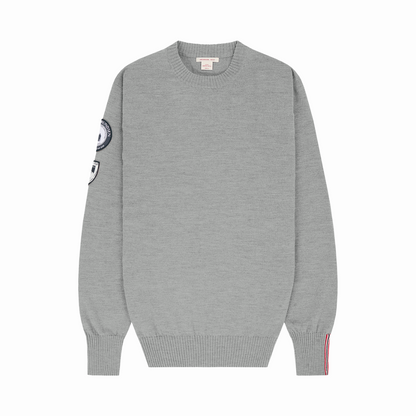 Amundsen Sports - Men's Peak Crew Neck - Light Grey - Futureproof.life