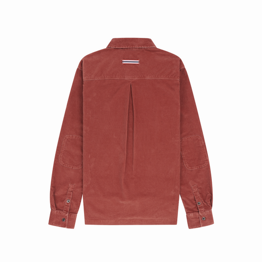 Amundsen Sports (Sample) - Men's Ranger Velvet Half Zip Shirt - Terra Red