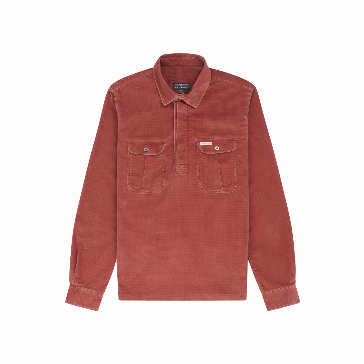 Amundsen Sports (Sample) - Men's Ranger Velvet Half Zip Shirt - Terra Red