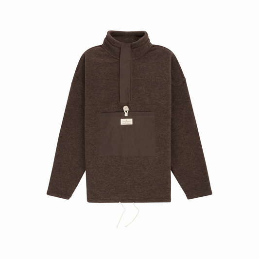 Amundsen Sports (Sample) - Men's Vagabond Waxed Fleece - Cowboy/Brown
