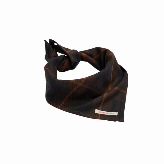 Amundsen Sports (Sample) - Unisex Field Bandana - Hunter Brown Checks