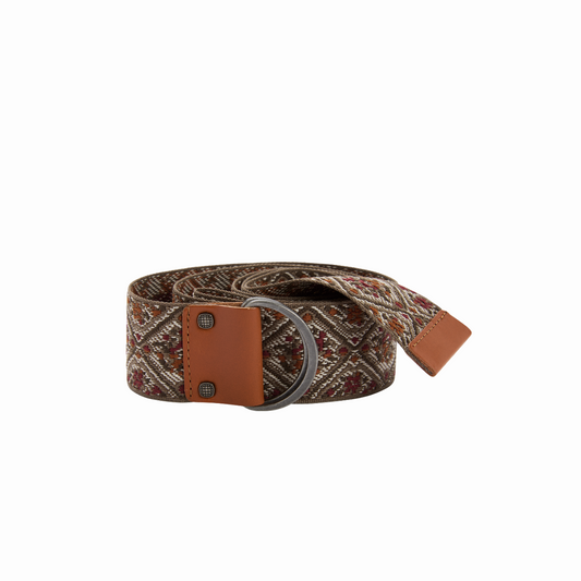Amundsen Sports (Sample) - Unisex Woven Belt - Tan/Pattern
