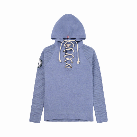 Amundsen Sports (Sample) - Women's Boiled Hoodie Laced - Denim Blue