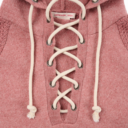 Amundsen Sports (Sample) - Women's Boiled Hoodie Laced - Peony Pink - Futureproof.life