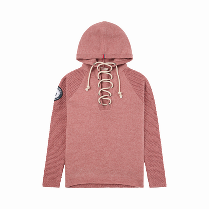 Amundsen Sports (Sample) - Women's Boiled Hoodie Laced - Peony Pink - Futureproof.life