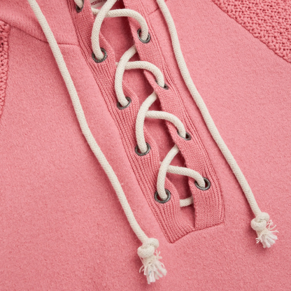 Amundsen Sports (Sample) - Women's Boiled Hoodie Laced - Winter Rose - Futureproof.life