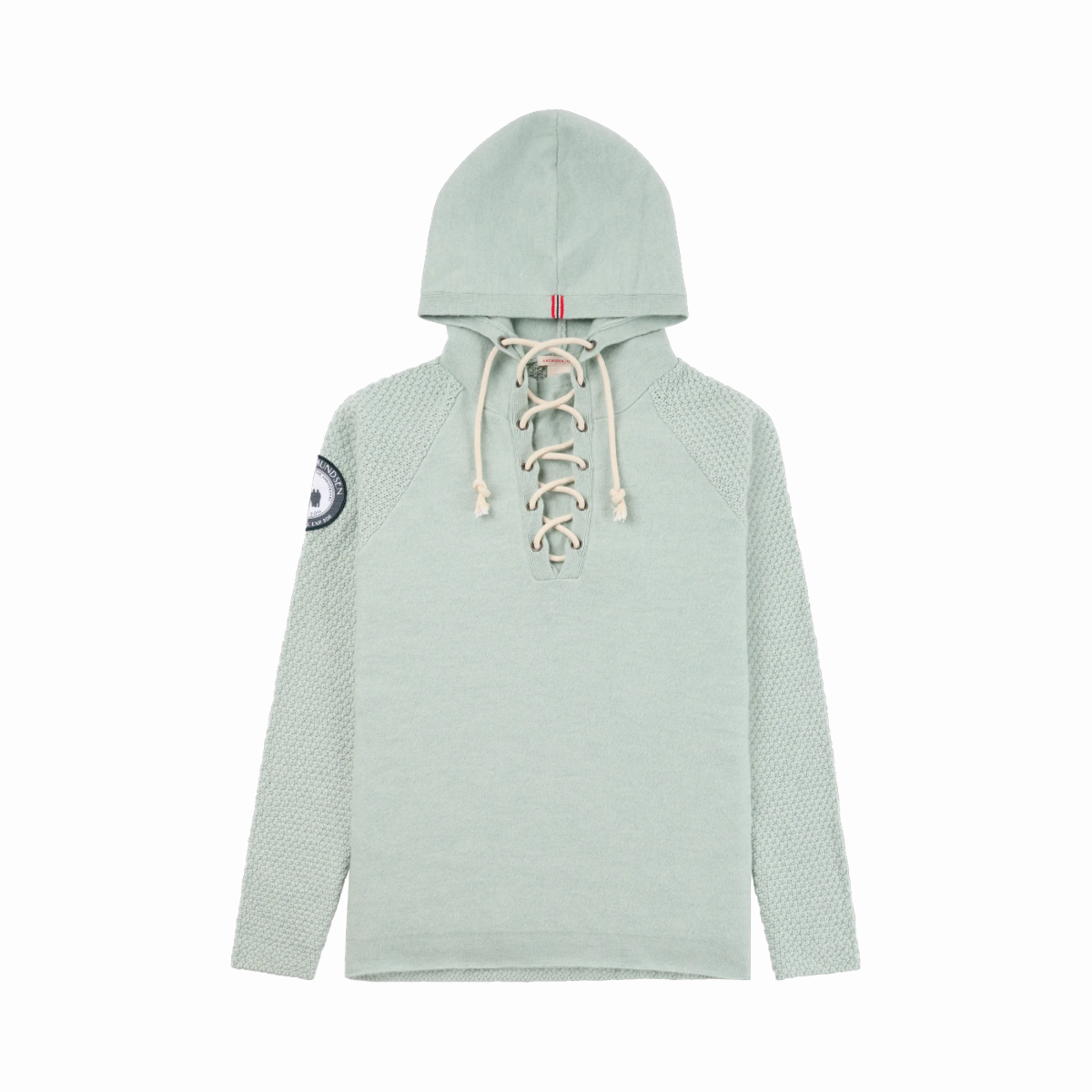 Amundsen Sports (Sample) - Women's Boiled Hoodie Laced - Faded Woad Green