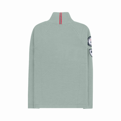 Amundsen Sports (Sample) - Women's Boiled Ski Sweater - Faded Woad Green/Norge - Futureproof.life