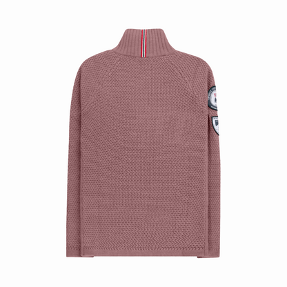 Amundsen Sports (Sample) - Women's Boiled Ski Sweater - Faded Peony Pink/Norge - Futureproof.life