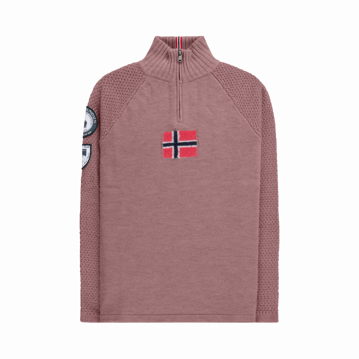 Amundsen Sports (Sample) - Women's Boiled Ski Sweater - Faded Peony Pink/Norge