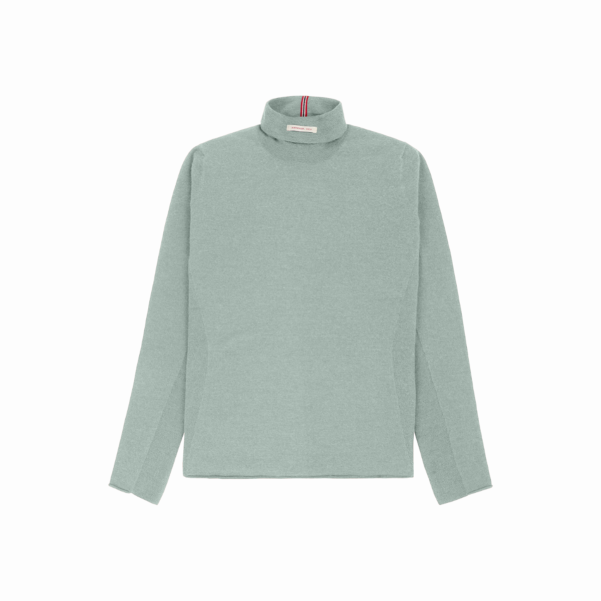Amundsen Sports (Sample) - Women's Boiled Turtle Neck - Faded Woad Green