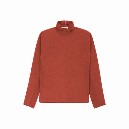 Amundsen Sports (Sample) - Women's Boiled Turtle Neck - Terra Red - Futureproof.life
