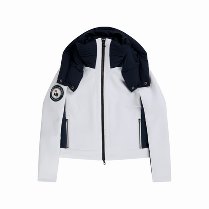 Amundsen Sports (Sample) - Women's Gulo Gulo Jacket - White/Faded Navy - Futureproof.life