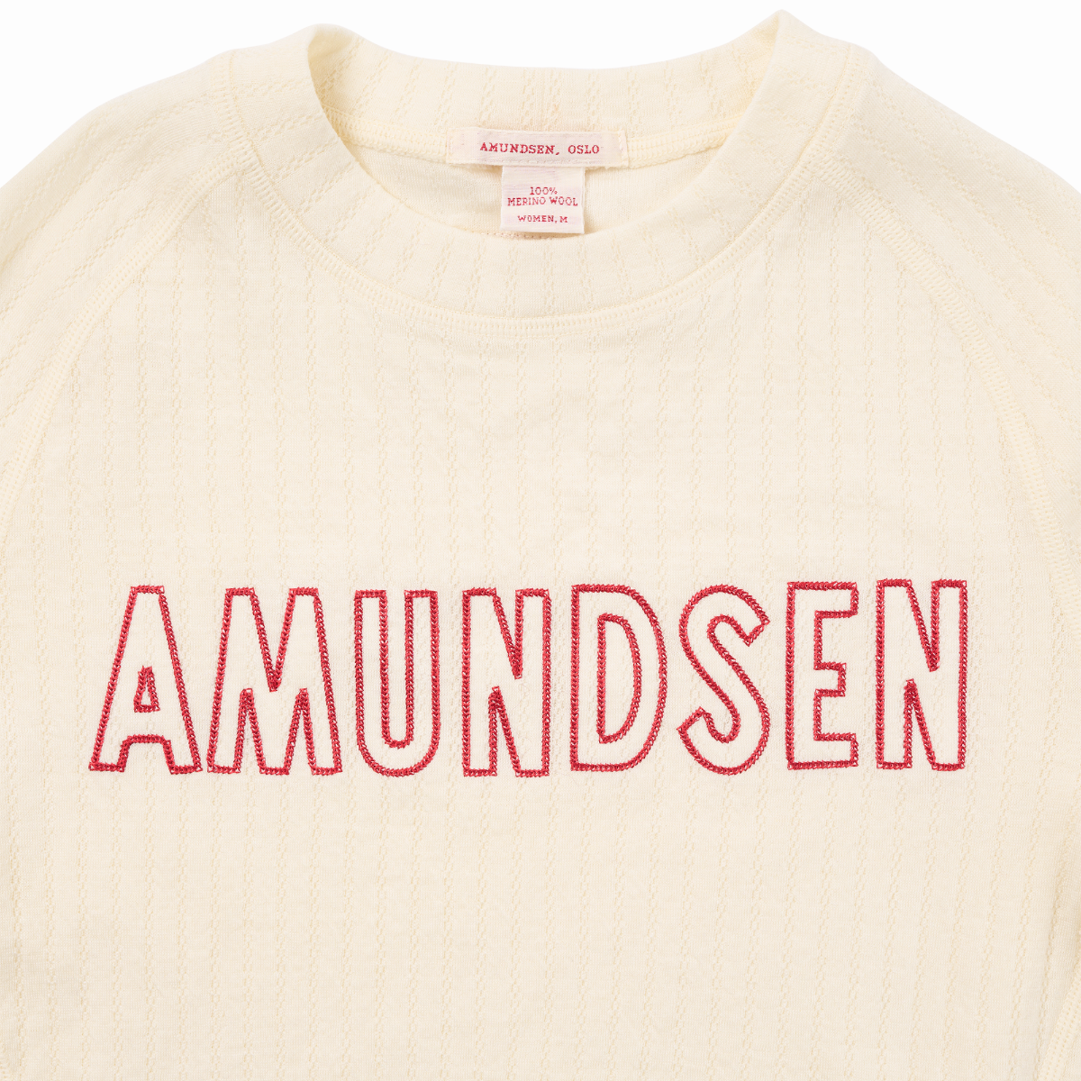 Amundsen Sports (Sample) - Women's Hero's Hide Crew Neck - Natural/Logo