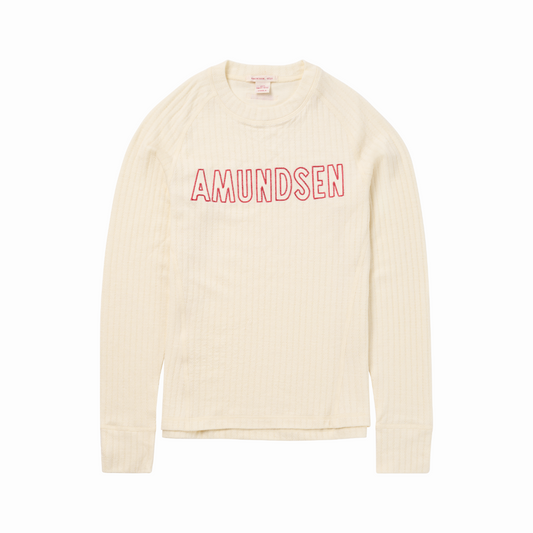 Amundsen Sports (Sample) - Women's Hero's Hide Crew Neck - Natural/Logo