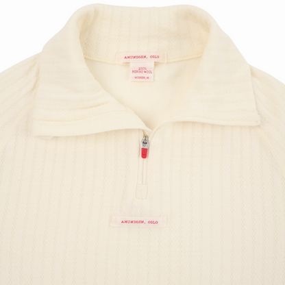 Amundsen Sports - Women's Hero's Hide Half Zip Neck - Natural - Futureproof.life