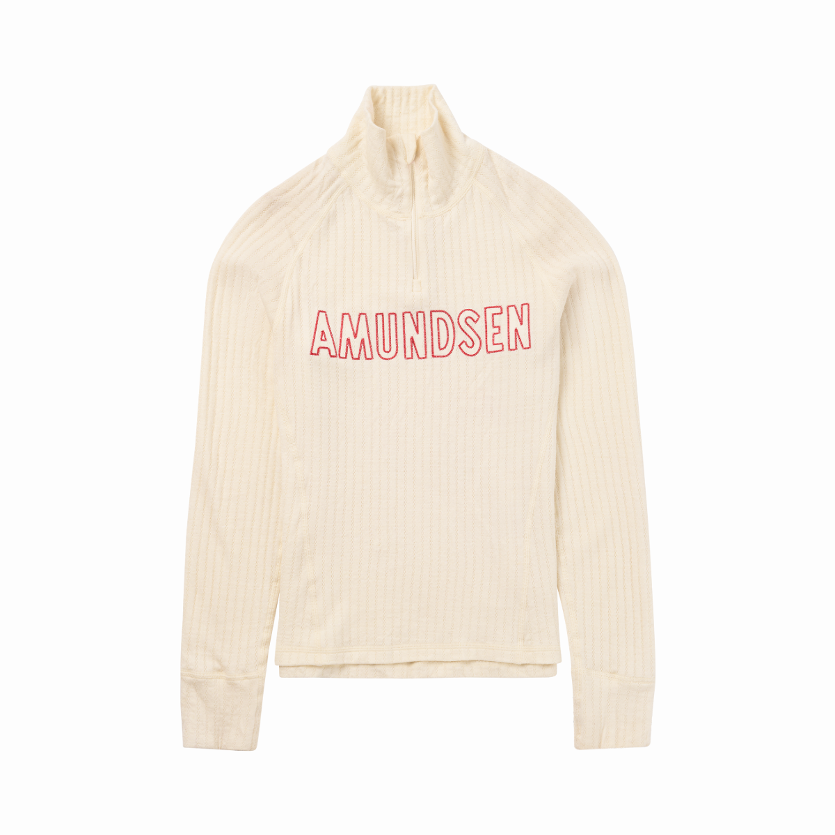 Amundsen Sports (Sample) - Women's Hero's Hide Half Zip Neck - Natural/Logo
