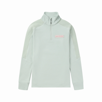 Amundsen Sports (Sample) - Women's Mountain Airy Half Zip - Faded Woad Green