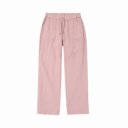 Amundsen Sports (Sample) - Women's Safari Linen Pants - Faded Peony Pink