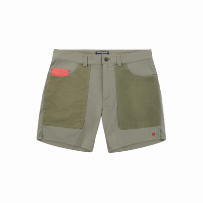 Amundsen Sports - Men's 7Incher Field Shorts - Blue Surf/Olive Ash - Futureproof.life