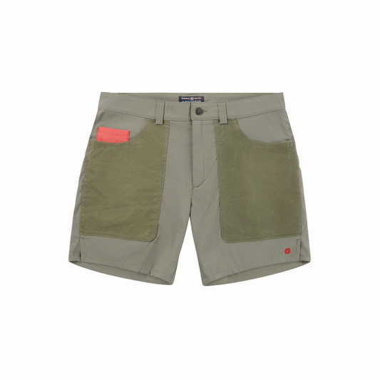 Amundsen Sports - Men's 7Incher Field Shorts - Blue Surf/Olive Ash